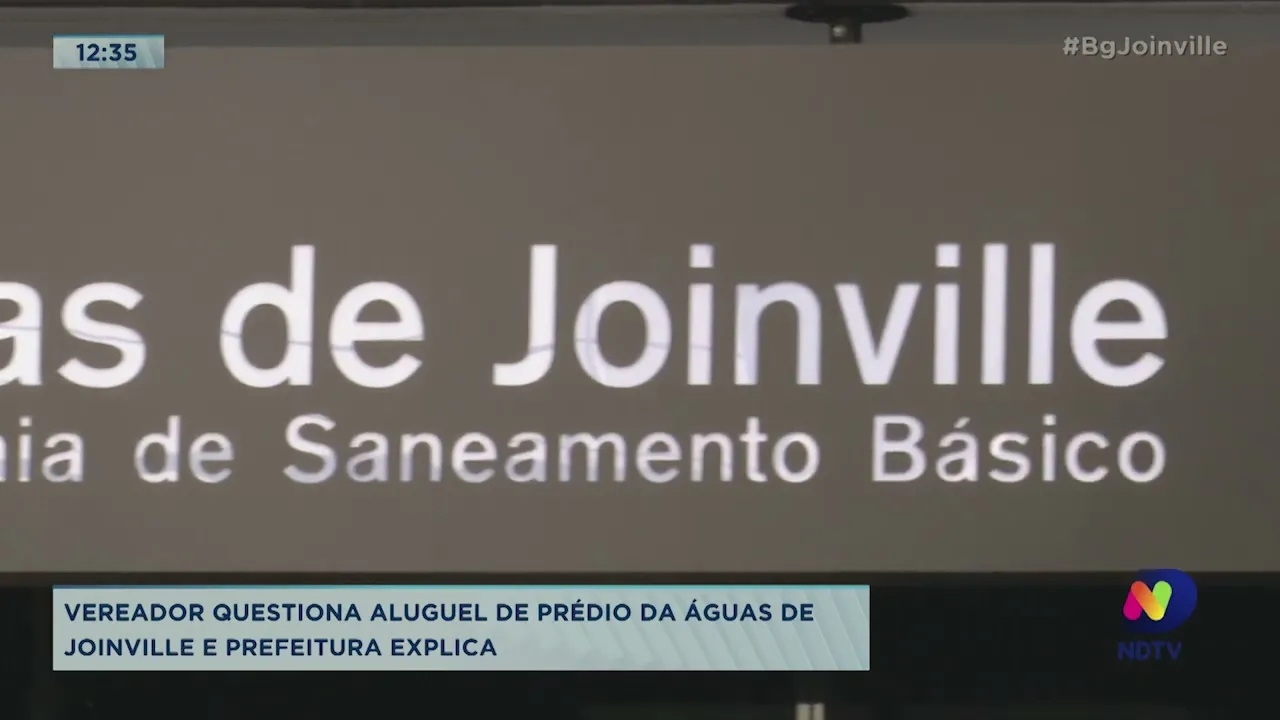 Vereador questiona aluguel de prédio da Águas de Joinville e prefeitura explica