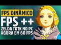 FPS NOW IN ZELDA TOTK PLAY IN 60 FPS ON PC IS IT WORTH USING