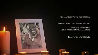 In Loving Memory of Ronald Robinson - Obituary