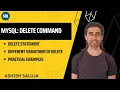 MySQL DELETE Command with Practical Examples - Hindi