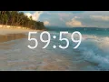 60 Minute Timer with Relaxing Music Beach Theme