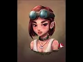 Pilot Girl Animated Spine