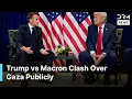 Download Lagu BREAKING NEWS: Trump, Macron Disagree Publicly Over Gaza, Palestine Recognition \u0026 Israel | AC1G