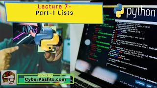 Python Lecture 7 Part 1 Lists in Python python for beginners python in Pashto