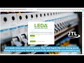 LEDA guide - Logging into LEDA for the first time