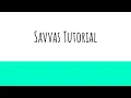 Tutorial for Savvas