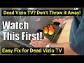 How to Fix a Dead Vizio TV No Power