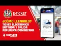 How to fill out the E-TICKET for Immigration to Enter and Exit the Dominican Republic Tourism