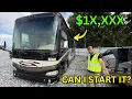 Salvaged 2007 Tuscany RV Diesel Pusher Will It Run