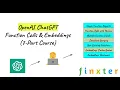 OpenAI API Mastery Function Calls Embeddings for AI Coders Beginners