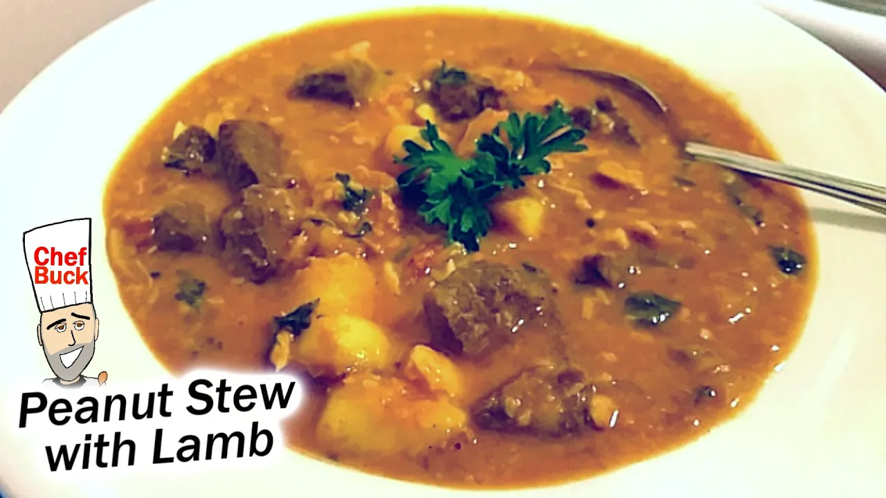 Peanut Stew with Lamb - Groundnut Soup Recipe