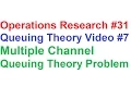 Operations Research Tutorial Queuing Theory Channel Problem