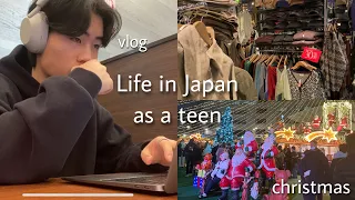 Download LIFE in Japan vlog: how a TEEN studies in Japan, Christmas day market, thrifting, shopping haul... MP3