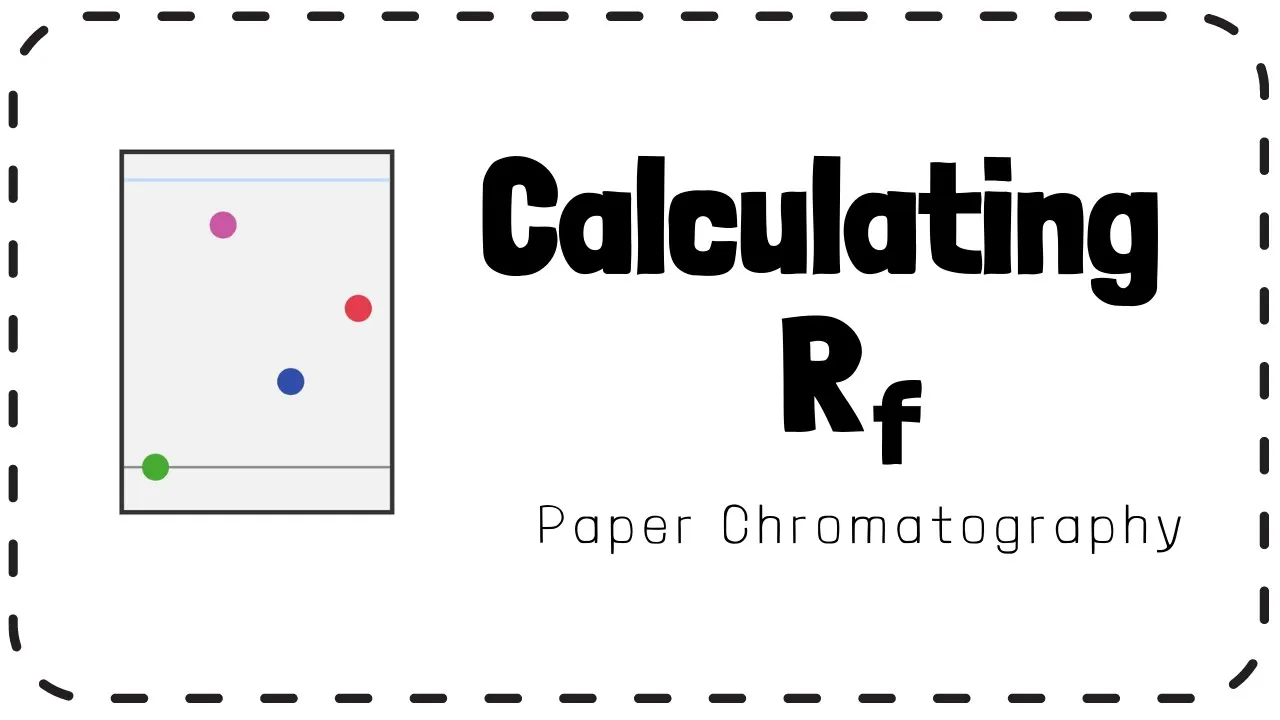 Calculating Rf (Paper Chromatography) - GCSE Chemistry Revision