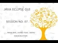 JAVA ECLIPSE GUI TUTORIAL 7 JEMEUBAR JMENU JMENU ITE JRADIOBUTTON