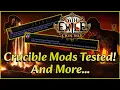 Path of Exile PoE 3 21 - Crucible Mods Tested and More