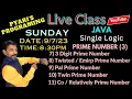 Java Live Prime Number3