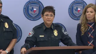 Full press conference Denton police provide update on officer-involved shooting