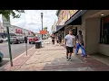 Walking Wood Avenue in downtown Linden New Jersey