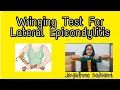 Wringing Test for Lateral Epicondylitis Physiotherapy Carpel Tunnel Syndrome
