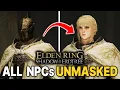 ELDEN RING All DLC NPC Faces without Helmets UNMASKED