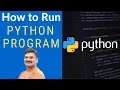 How to Run Python Program How to install python setup