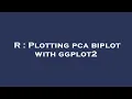 R Plotting pca biplot with ggplot2