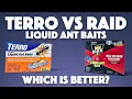 Terro vs Raid Liquid Ant Baits - Which is Better