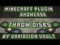 Throw Disks Throw music disks New weapons Minecraft Bukkit Plugin
