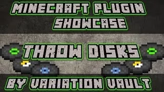 Throw Disks Throw music disks New weapons Minecraft Bukkit Plugin