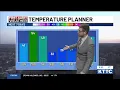Mild Sunday Rain snow expected midweek