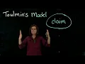 Toulmin Model for Creating an Argument - Dr Hanlon