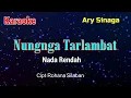 Karaoke Nungnga Tarlambat  ( Nada Rendah)