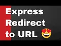 How to Redirect User in Node js Express Application Full Example