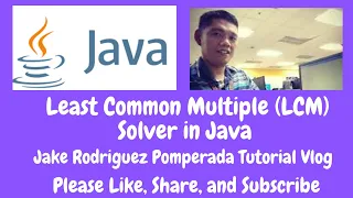 Least Common Multiple LCM Solver in Java