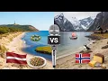Download Lagu Latvia vs Norway: The Baltic vs. The Nordic Giant