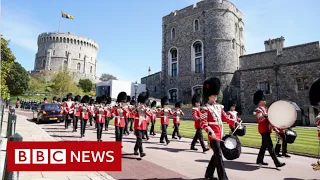 prince philip funeral how the day unfolded bbc news