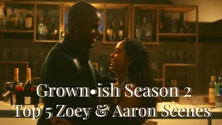 grown ish season 2 top 5 zoey u0026 aaron scenes