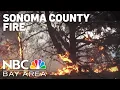 Sonoma County Woodside Fire Containment increases Spare the Air alert extended
