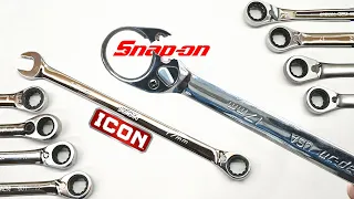 Ratcheting Wrench ICON vs Snap-On MAC Gearwrench Tekton More