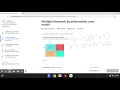 Multiply polynomials area model