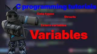 Using Variables in C Data Types Structs Extern Variables