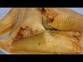 TAMALES ROJOS Y VERDES CON MASA PREPARADA DE LA TIENDA