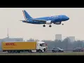 AIRBUS A319 ITA AIRWAYS FROM MILAN TO AMSTERDAM LANDING SCHIPHOL AIRPORT EIIMX