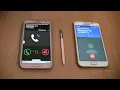 Over the Horizon Incoming call\u0026Outgoing call at the Same Samsung Note 2 Pink+Stylus+Note 1 Android 7