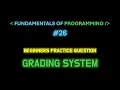 Grading System Practice Question