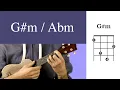 G Abm - UKULELE chords