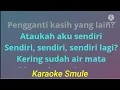 Lagu Haruskah Aku Sendiri - Karaoke No Vokal - Tommy J pisa