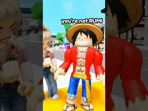 Rumi Helps Zoey Perform! 🤩 #roblox #brookhaven #shorts