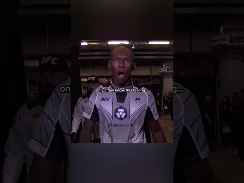 The Feeling of a UFC Walkout 🥶 | Israel Adesanya